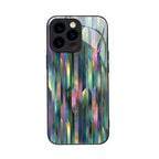 "Mosaic Reverie" Blurred Aurora iPhone Case – Glossy Finish