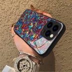 "Mosaic Reverie" Confetti Dream iPhone Case – Glossy Finish