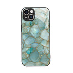 "Mosaic Reverie" Frozen Opal iPhone Case – Glossy Finish