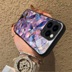 "Mosaic Reverie" Lavender Night iPhone Case – Glossy Finish