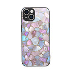 "Mosaic Reverie" Moonstone Shards iPhone Case – Glossy Finish
