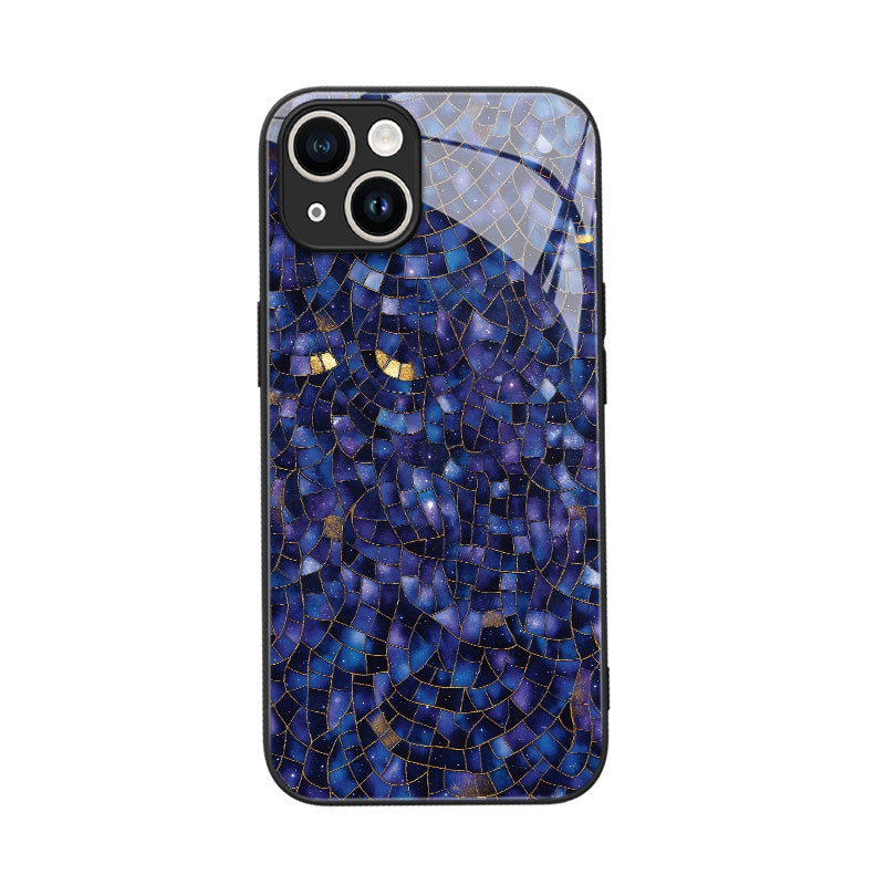 "Mosaic Reverie" Nightfall Prism iPhone Case – Glossy Finish