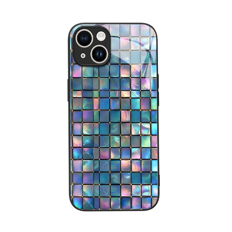 Opal Tiles Mosaic iPhone Case – Artistic Protective Cover