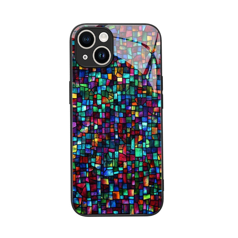 Pixel Carnival Mosaic iPhone Case – Artistic Protective Cover