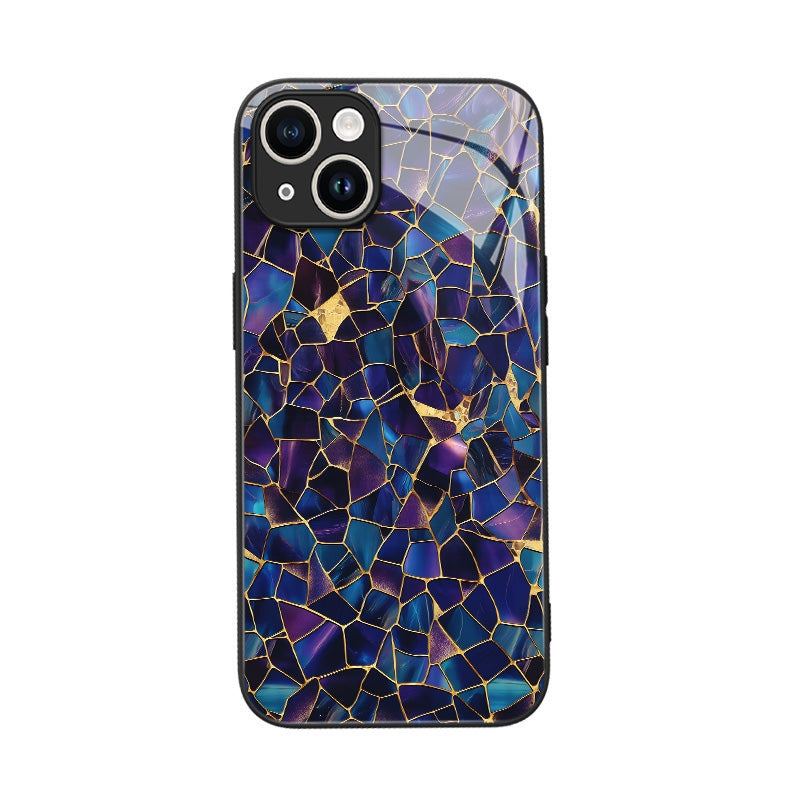 Starry Raven Mosaic iPhone Case – Artistic Protective Cover