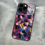 "Mosaic Reverie" Blossom Dust iPhone Case – Glossy Finish