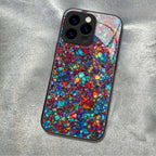 "Mosaic Reverie" Confetti Dream iPhone Case – Glossy Finish