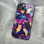 "Mosaic Reverie" Magic Swirl iPhone Case – Glossy Finish