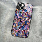 "Mosaic Reverie" Rosy Frost iPhone Case – Glossy Finish