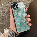 "Mosaic Reverie" Frozen Opal iPhone Case – Glossy Finish