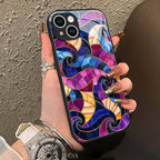 "Mosaic Reverie" Magic Swirl iPhone Case – Glossy Finish