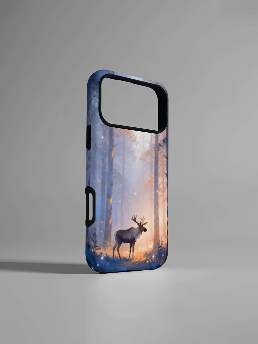 "Finnish Nature Tales" Arctic Reindeer Light iPhone Case