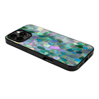 “Mosaic Reverie” Forest Gemstone iPhone Case – Glossy Finish
