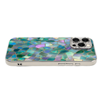 “Mosaic Reverie” Forest Gemstone iPhone Case – Glossy Finish