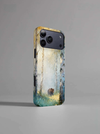 "Finnish Nature Tales" Golden Birch Bear iPhone Case