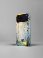 "Finnish Nature Tales" Golden Birch Bear iPhone Case