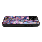 “Mosaic Reverie” Lavender Night iPhone Case – Glossy Finish