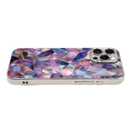 “Mosaic Reverie” Lavender Night iPhone Case – Glossy Finish