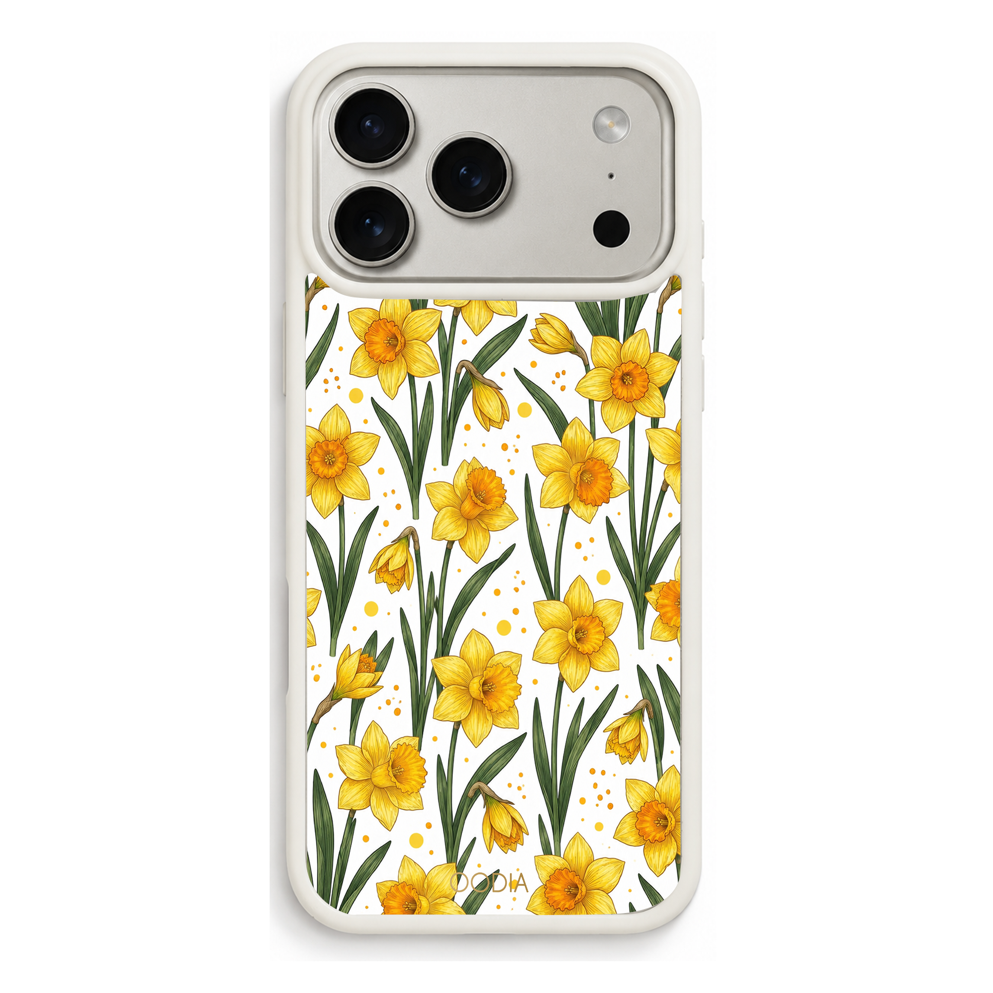 “Your Month in Bloom” March Golden Daffodil Phone Case for iPhone & Samsung, MagSafe Compatible