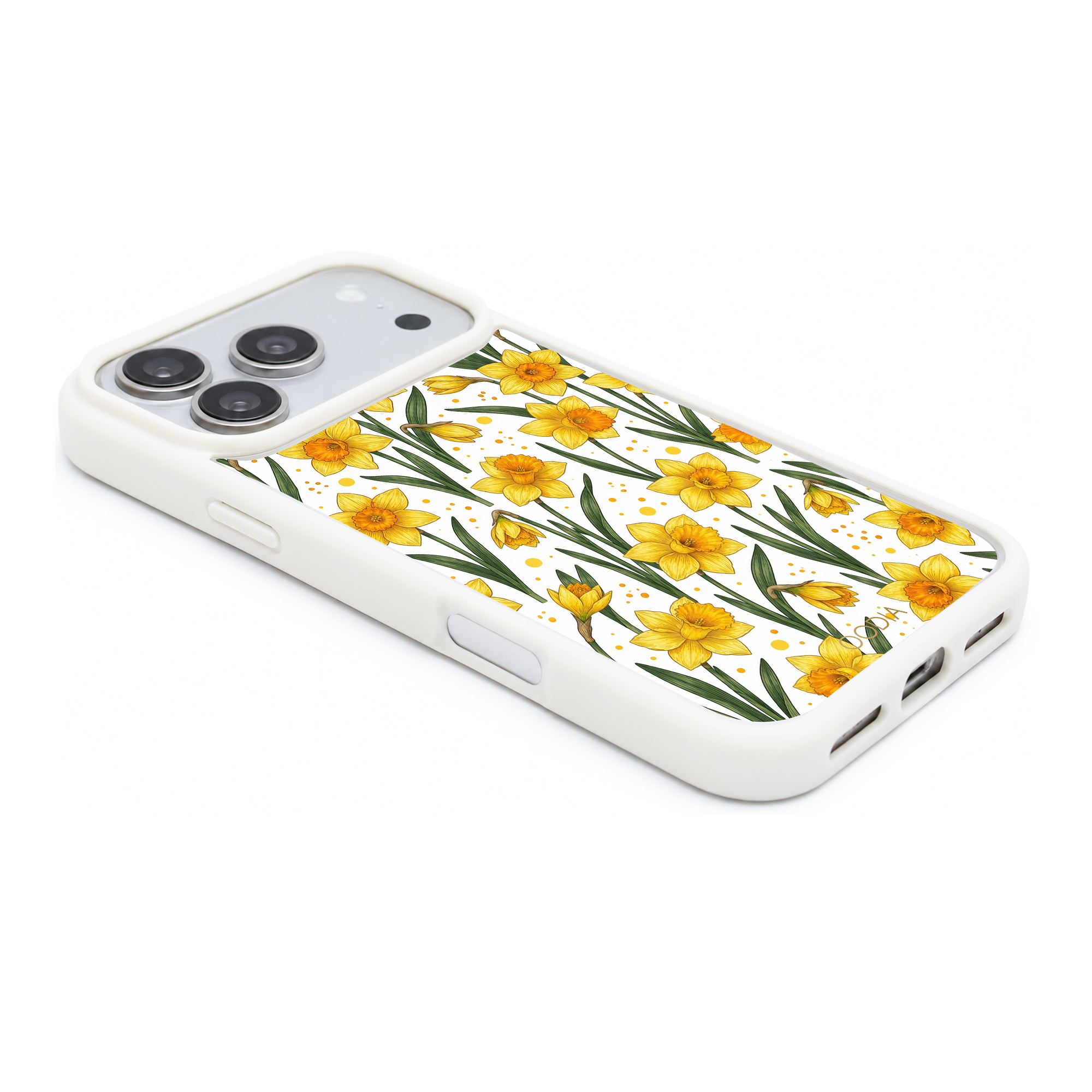 “Your Month in Bloom” March Golden Daffodil Phone Case for iPhone & Samsung, MagSafe Compatible