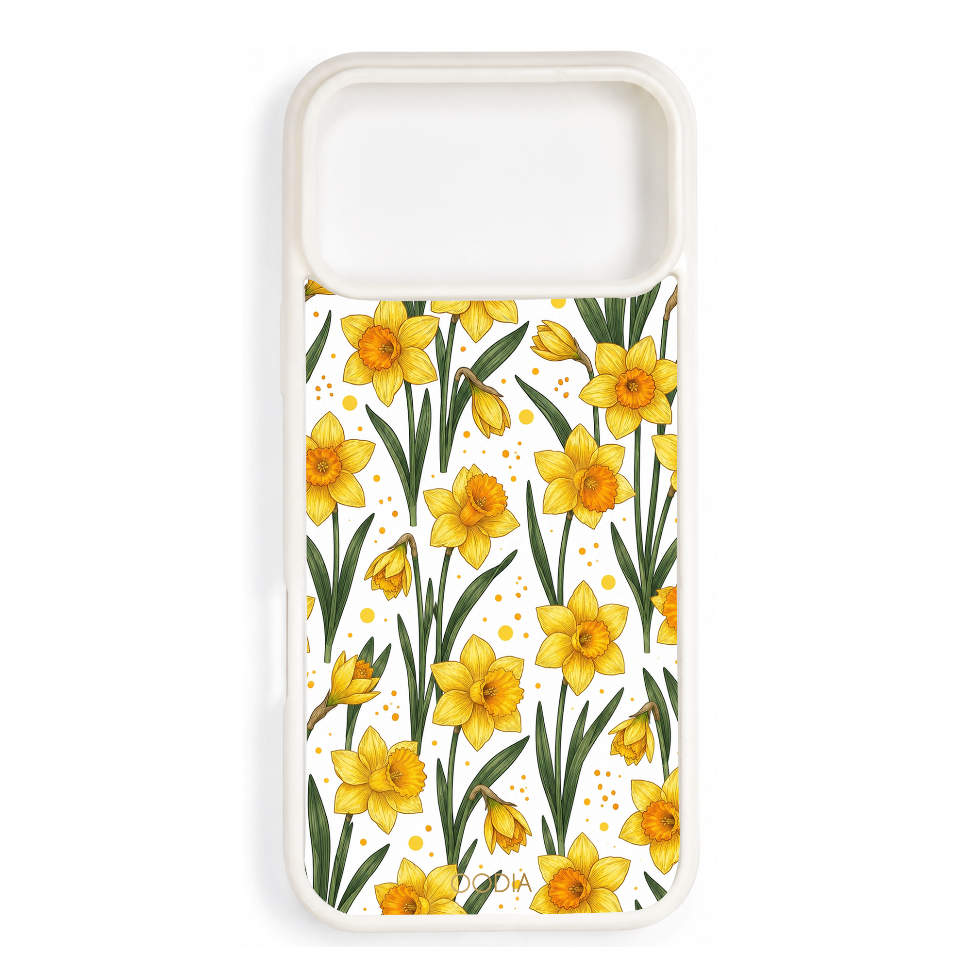 “Your Month in Bloom” March Golden Daffodil Phone Case for iPhone & Samsung, MagSafe Compatible