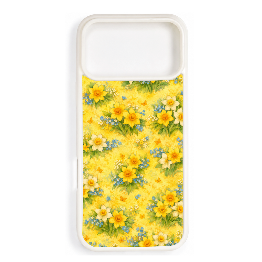 “Your Month in Bloom” March Spring Meadow Phone Case for iPhone & Samsung, MagSafe Compatible