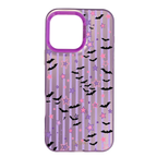 “Stripe & Spell Halloween” Purple Edition Phone Case for iPhone & Samsung