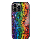 “Mosaic Reverie” Rainbow Pebbles Phone Case for iPhone & Samsung