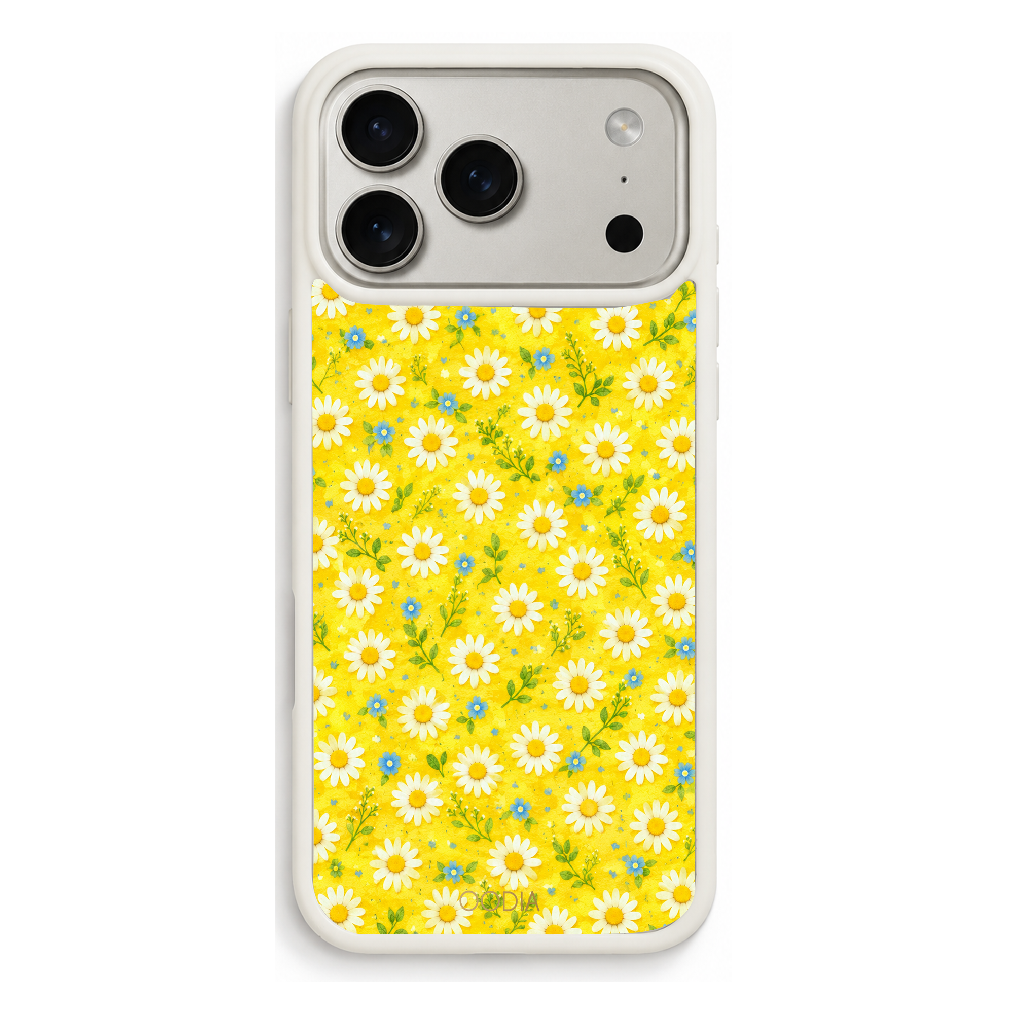 “Your Month in Bloom” April Daisy Glow Phone Case for iPhone & Samsung, MagSafe Compatible