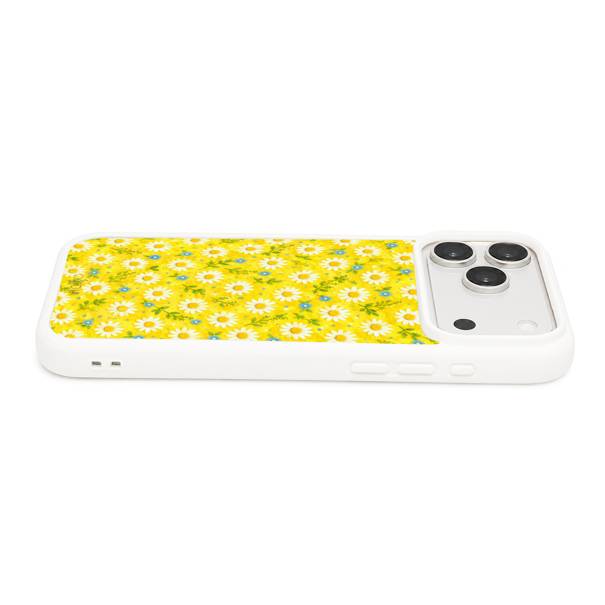 “Your Month in Bloom” April Daisy Glow Phone Case for iPhone & Samsung, MagSafe Compatible