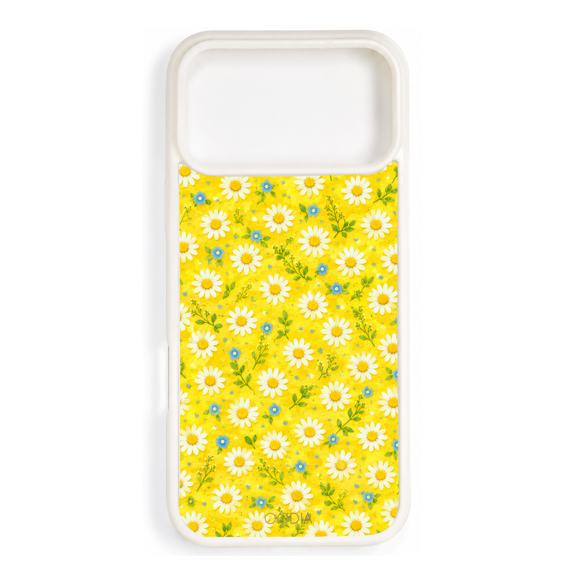 “Your Month in Bloom” April Daisy Glow Phone Case for iPhone & Samsung, MagSafe Compatible
