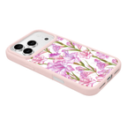 “Your Month in Bloom” August Pink Gladiolus Phone Case for iPhone & Samsung, MagSafe Compatible