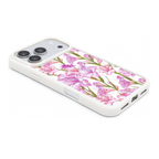 “Your Month in Bloom” August Pink Gladiolus Phone Case for iPhone & Samsung, MagSafe Compatible