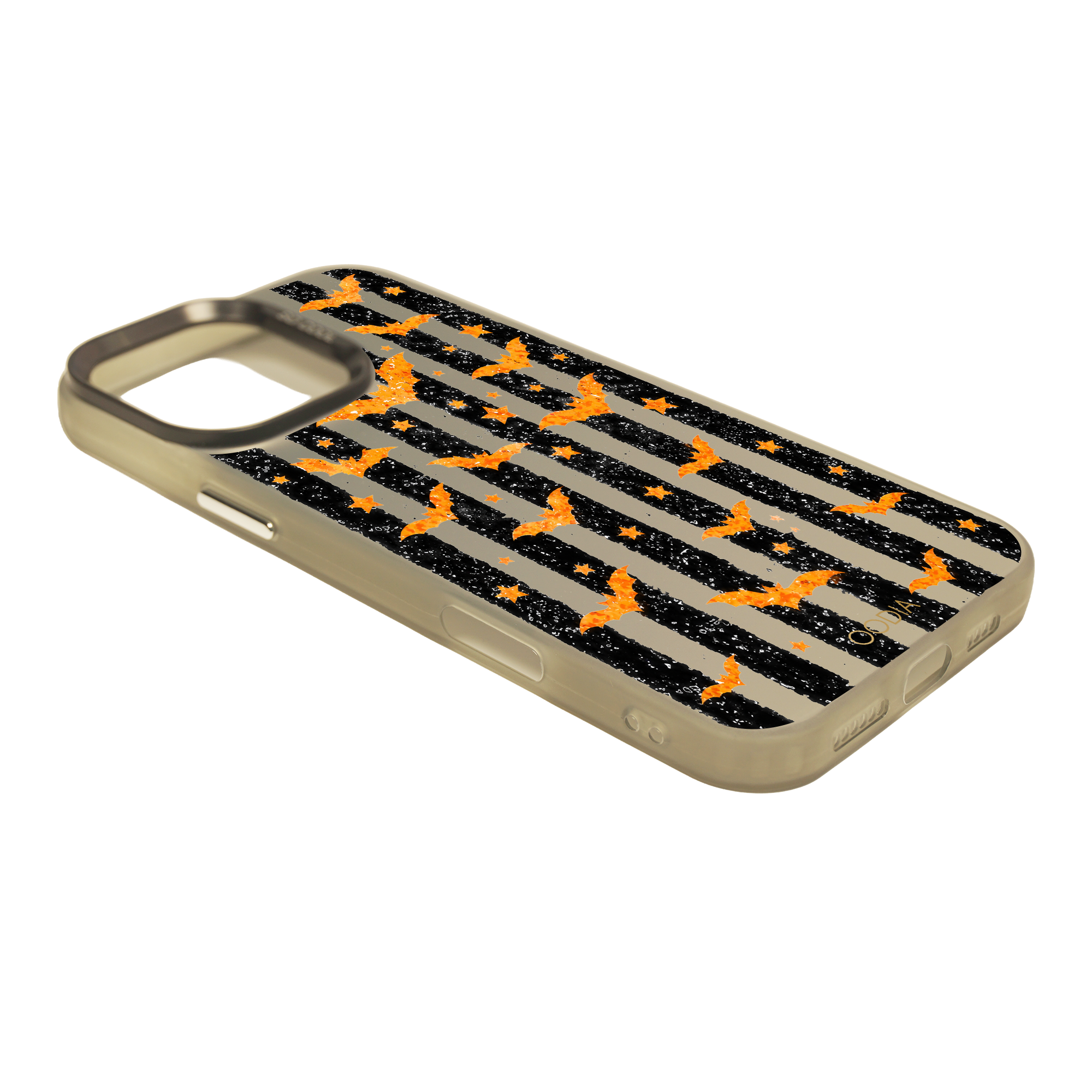 “Stripe & Spell Halloween” Batty After Dark Phone Case for iPhone & Samsung & Xiaomi, MagSafe Compatible