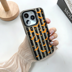 “Stripe & Spell Halloween” Batty After Dark Phone Case for iPhone & Samsung & Xiaomi, MagSafe Compatible