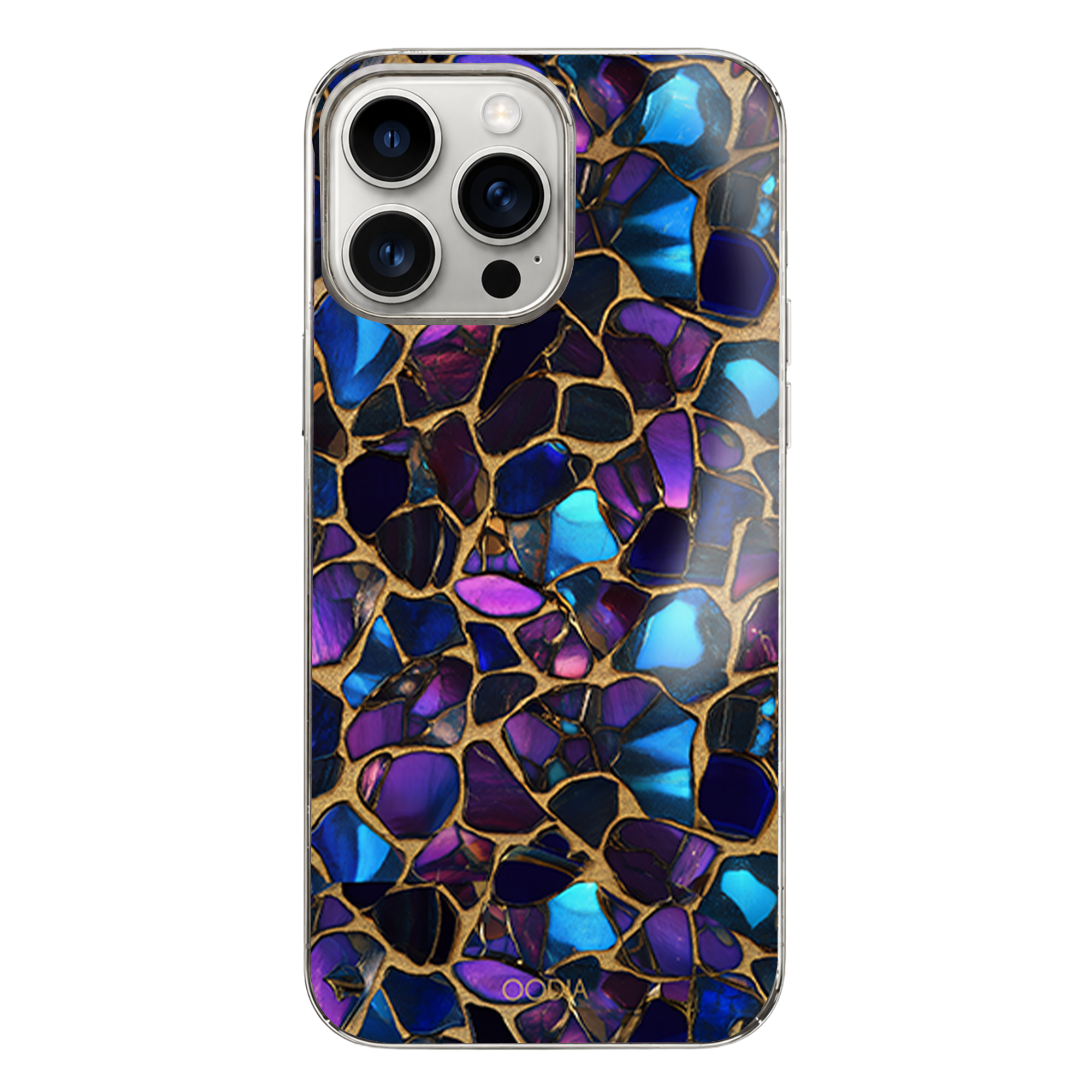 “Mosaic Reverie” Black Opal Night Phone Case for iPhone & Samsung