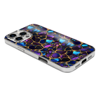 “Mosaic Reverie” Black Opal Night Phone Case for iPhone & Samsung