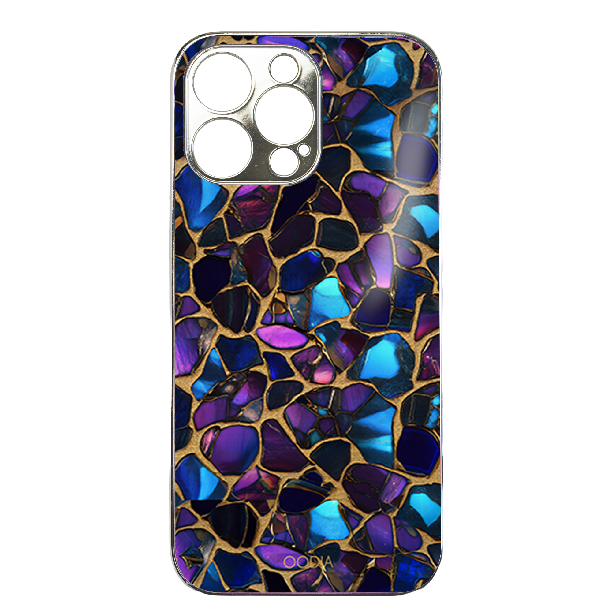 “Mosaic Reverie” Black Opal Night Phone Case for iPhone & Samsung