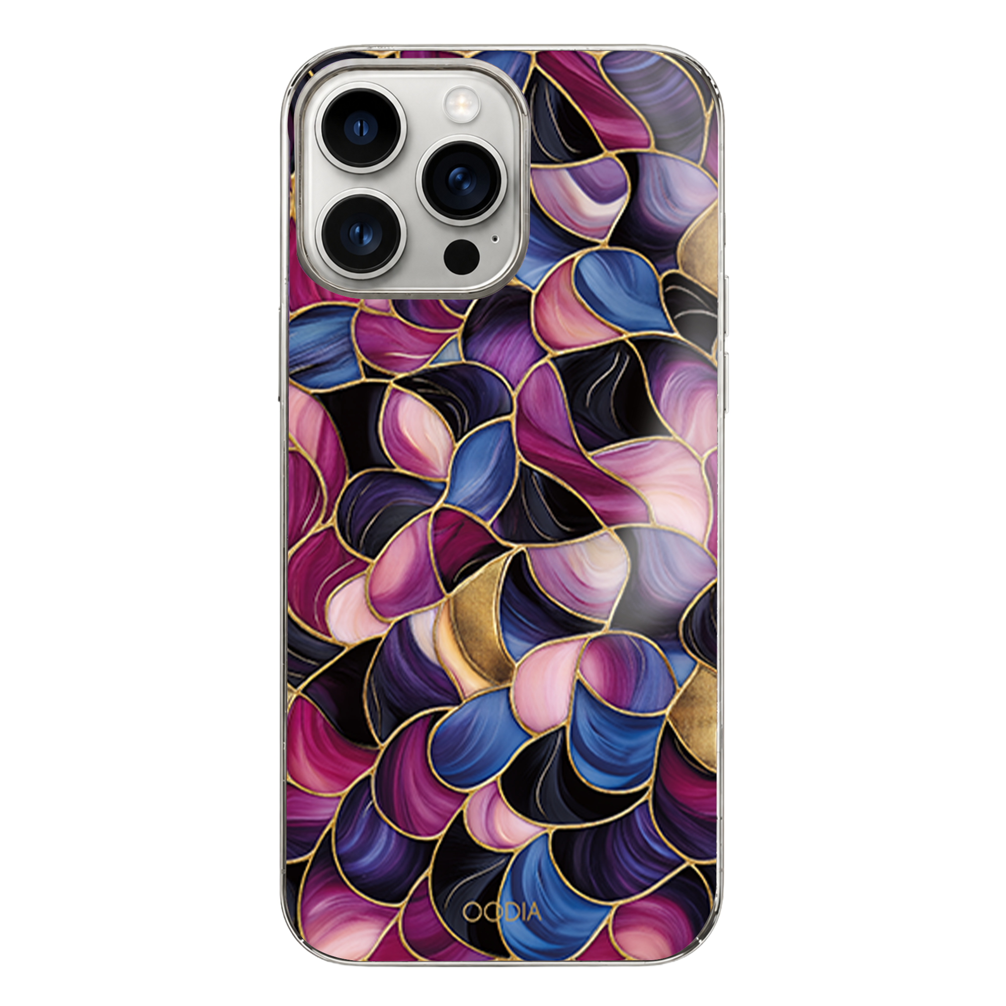 "Mosaic Reverie" Blossom Dust iPhone Case – Glossy Finish