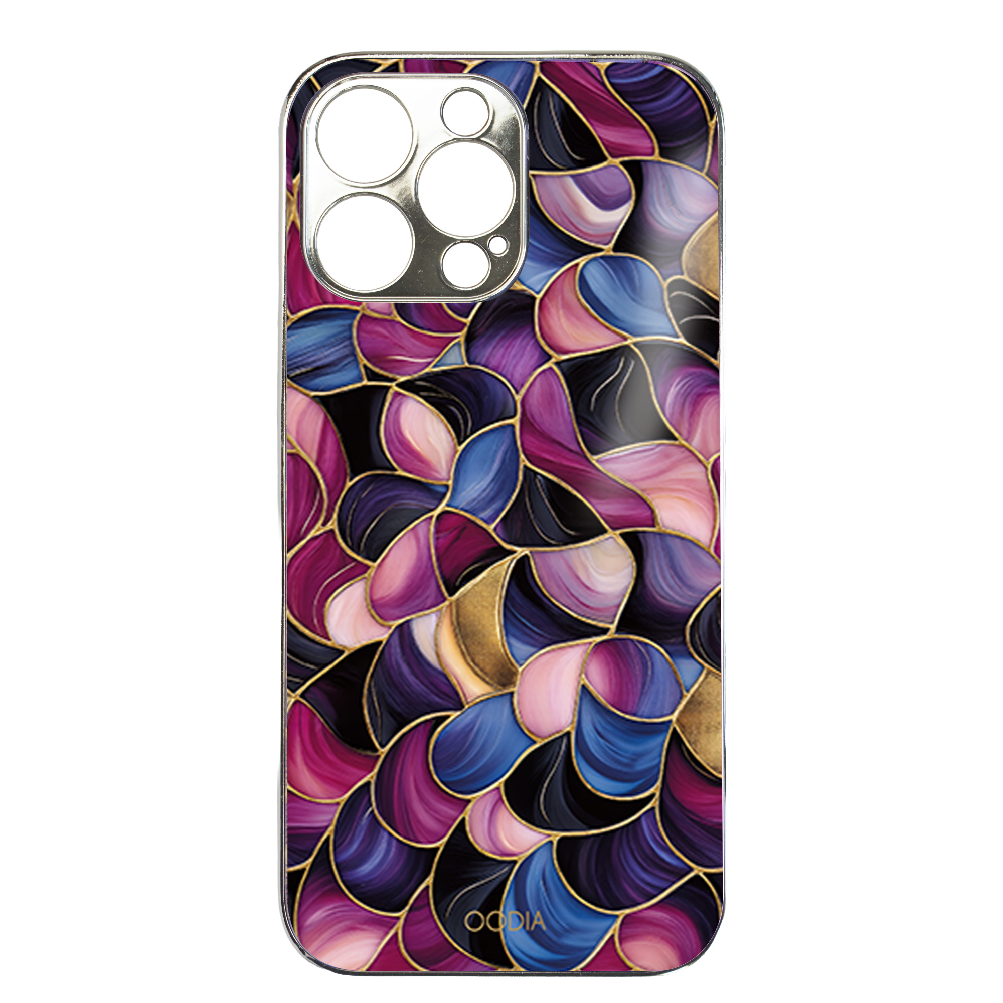 "Mosaic Reverie" Blossom Dust iPhone Case – Glossy Finish