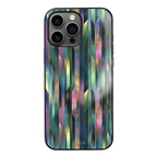 "Mosaic Reverie" Blurred Aurora iPhone Case – Glossy Finish