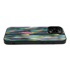 "Mosaic Reverie" Blurred Aurora iPhone Case – Glossy Finish