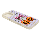 “Stripe & Spell Halloween” Bow & Jack Smiles Phone Case for iPhone & Samsung & Xiaomi, MagSafe Compatible