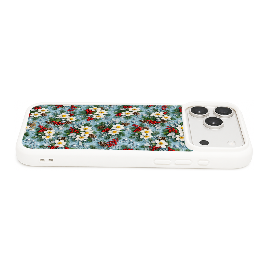 “Your Month in Bloom” December Winter Narcissus Phone Case for iPhone & Samsung, MagSafe Compatible