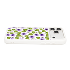 “Your Month in Bloom” February Violet Bloom Phone Case for iPhone & Samsung, MagSafe Compatible