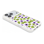 “Your Month in Bloom” February Violet Bloom Phone Case for iPhone & Samsung, MagSafe Compatible