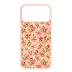 “Your Month in Bloom” January Carnation Bow Phone Case for iPhone & Samsung, MagSafe Compatible