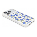 “Your Month in Bloom” July Larkspur Blue Phone Case for iPhone & Samsung, MagSafe Compatible