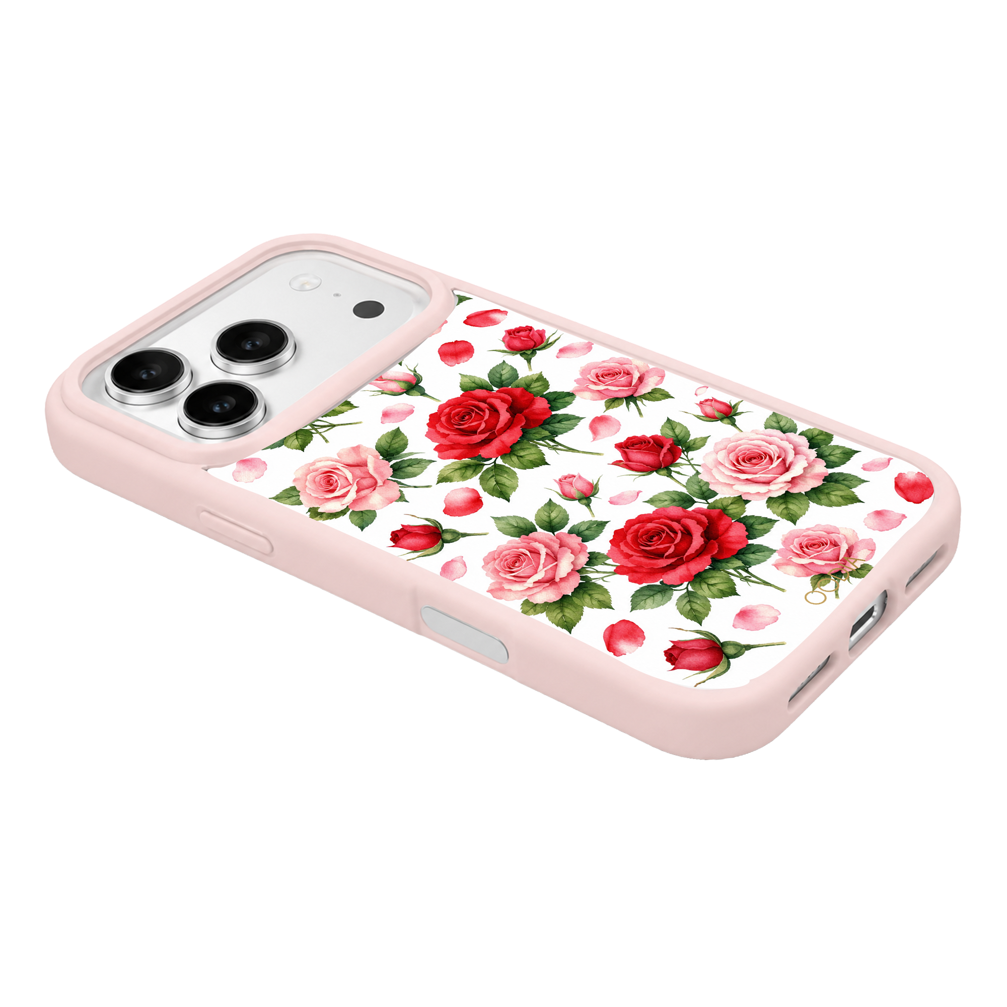 “Your Month in Bloom” June Rose Blush Phone Case for iPhone & Samsung, MagSafe Compatible