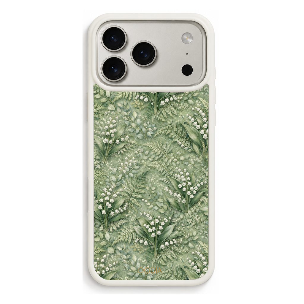 “Your Month in Bloom” May Lily Mist Phone Case for iPhone & Samsung, MagSafe Compatible